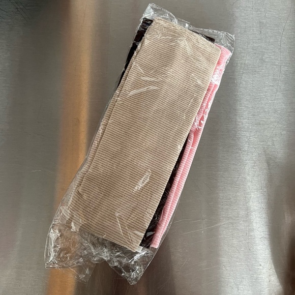 Set of Four Ribbed Cotton Headbands - Picture 2 of 2